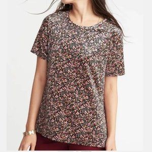 Floral Velvet Top